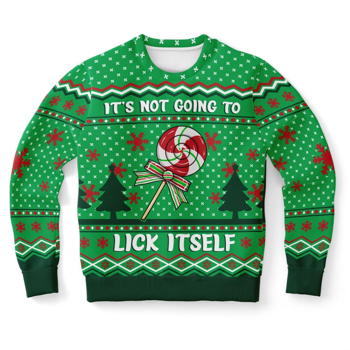 It's Not Going To Lick Itself Ugly Christmas Sweater - ThatGeekLyfe