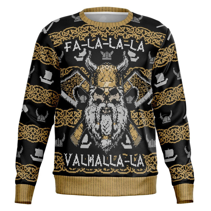 Fa-La-La-La-La Valhal-La-La Ugly Christmas Sweater - ThatGeekLyfe