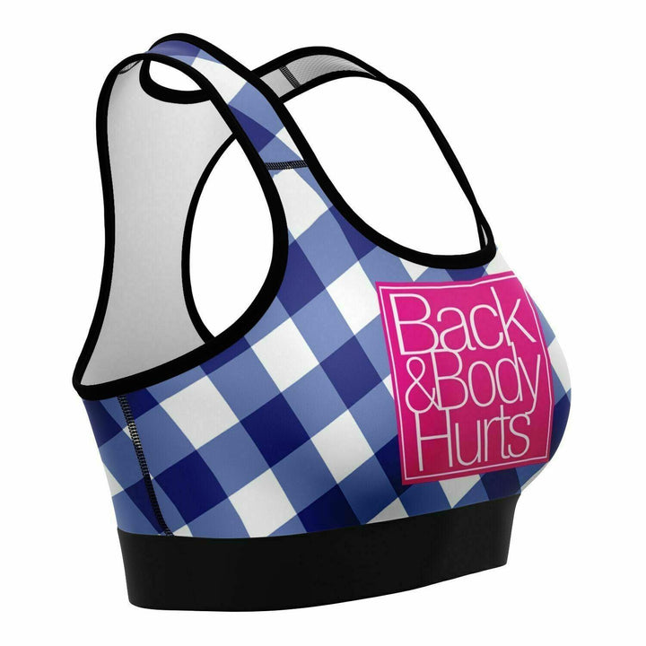 Back & Body Hurts Sports Bra - ThatGeekLyfe