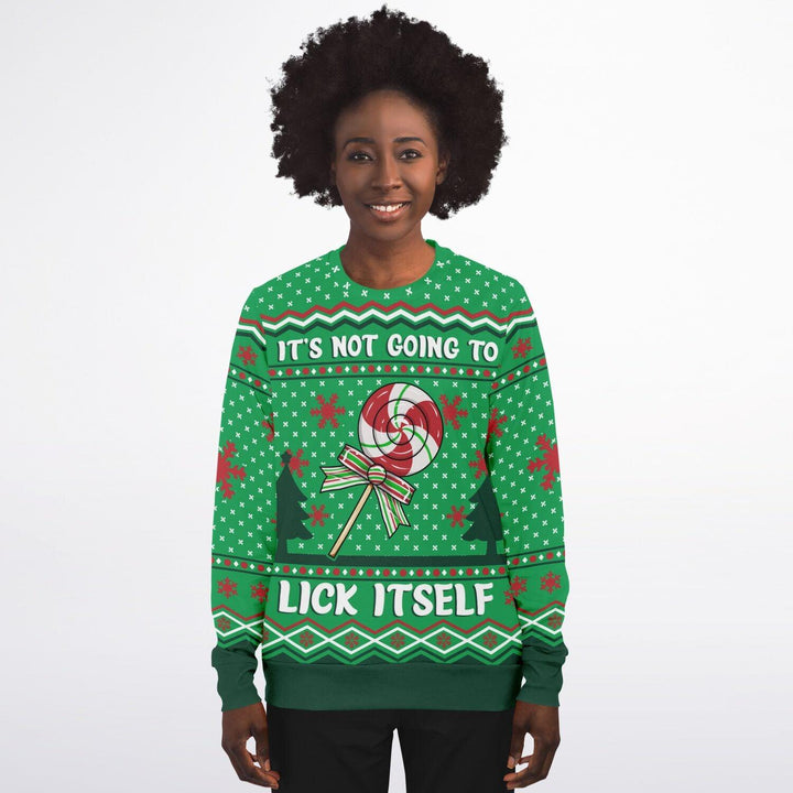 It's Not Going To Lick Itself Ugly Christmas Sweater - ThatGeekLyfe